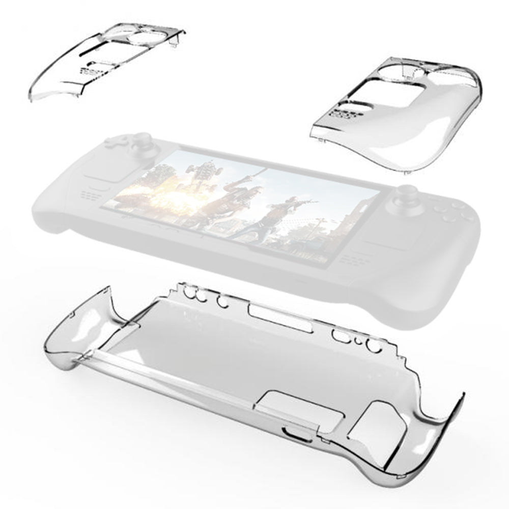 PGTECH GP-806 Transparent Case for Steam Deck Console Gamepad Anti-scratch Protective Cover PGTECH GP-806 Transparent Case for Steam Deck Console Gamepad Anti-scratch Protective Cover
